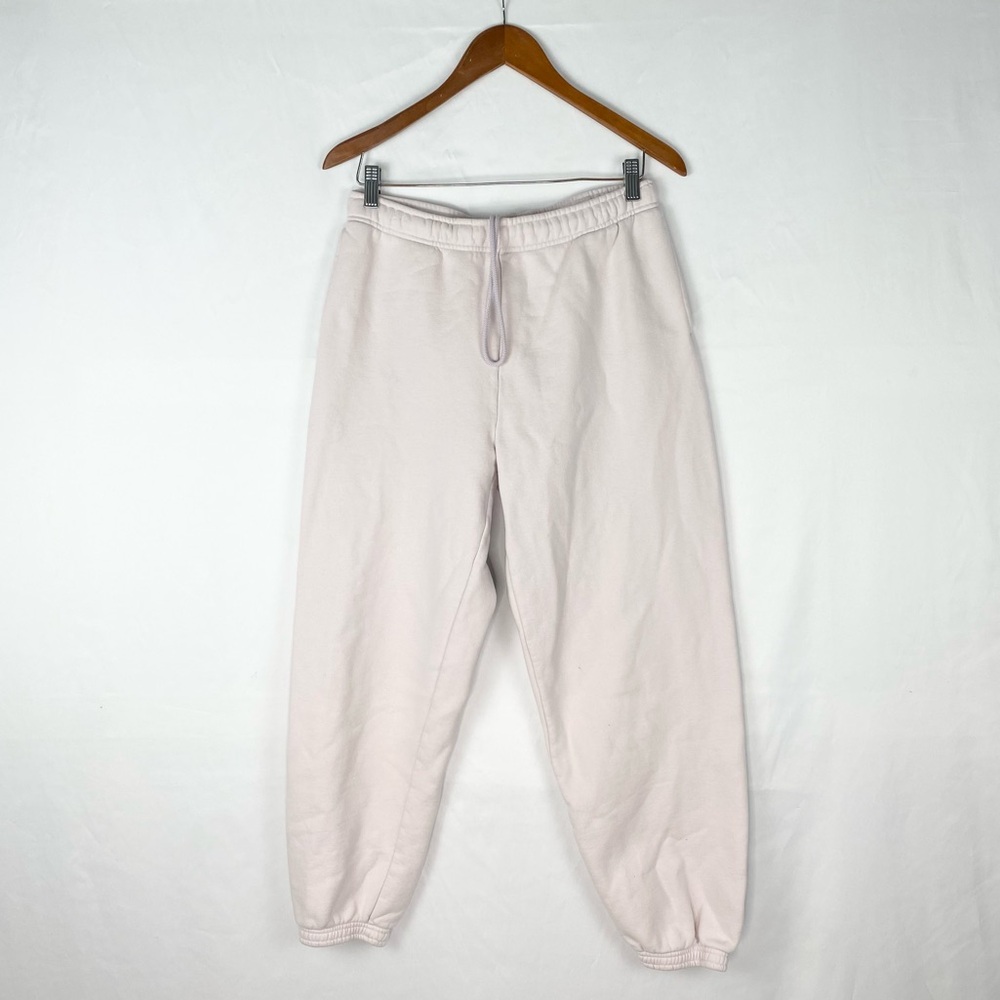 TNA Cozy Fleece Mega Jogger Sweatpants Size Small Purple‎ Pants Drawstring